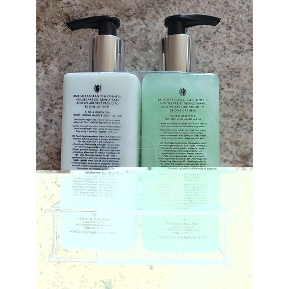 PECKSNIFF'S Moisturising Hand Wash Soap Aloe & Green Tea England New Set 10.1oz - Picture 6 of 9